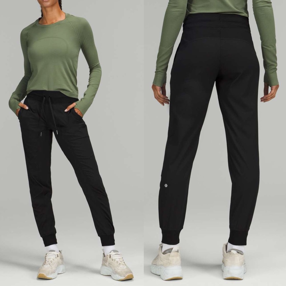 Lululemon Dance Studio Mid-Rise Jogger Full Length 4 Black Casual Athleisure  20
